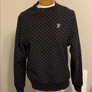 Pink boyfriend sweater XS